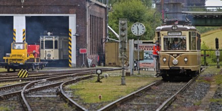 Railcar Hansa Waggon GT4-431 in the local transport museum Dortmumd, Ruhr area, North