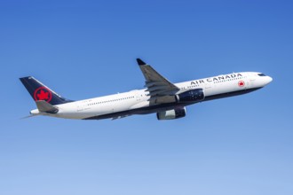 An Air Canada Airbus A330-300 aircraft with the registration C-GFAF at the airport in Frankfurt,