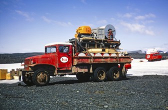 Deuce and a Half Esso truck vehicle 2½ tonnes 6×6, Iceland, 1972, Europe