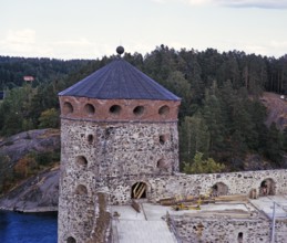 Schloss Olavinlinna, Savonlinna, Ostfinnland, Skandinavien 1973