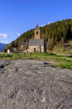 St. Kathrein Church, Hafling, Meran, South Tyrol, Italy, Europe