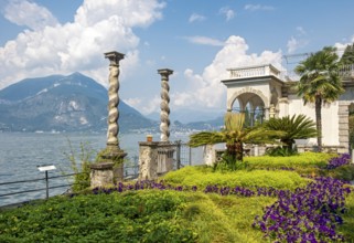 Villa Monastero gardens, Varenna, Lake Como, Lago di Como, Italy, Europe