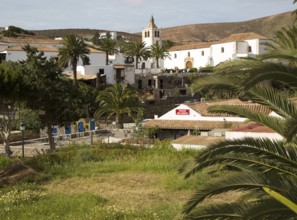 Historic village church of Iglesia de Santa Maria, Betancuria, Fuerteventura, Canary Islands,