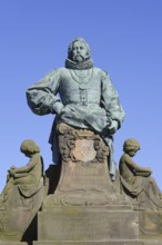 Count Arnold Monument, Burgsteinfurt, Steinfurt, Münsterland, North Rhine-Westphalia, Germany,