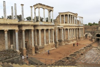 Teatro Romano, Roman Amphitheatre, Merida, Extremadura, Spain, Europe