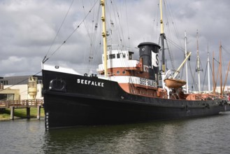 Bremerhaven, Maritime Museum, tug Seefalke, on the open-air site