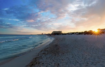 Playa Delfines (Dolphin Beach) nicknamed El Mirador (The Lookout) one of the most scenic public