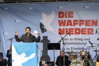 Sahra Wagenknecht, founder of the BSW (Alliance Sahra Wagenknecht, Reason and Justice) at the Die