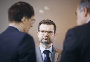 Marco Buschmann (FDP), Federal Minister of Justice, together with Karl Lauterbach (SPD), Federal