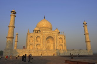 Taj Mahal, built by the Grand Mogul Shah Jahan in memory of his principal woman Mumtaz Mahal, who