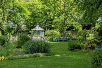 District educational garden, Burgsteinfurt, Münsterland, North Rhine-Westphalia, Germany, Europe