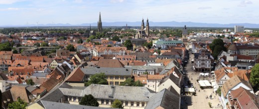 Panorama of Speyer, Rhineland-Palatinate