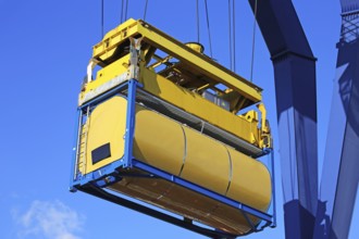 Close-up of the shipping of a container