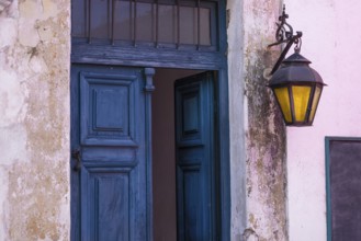 Uruguay, colonial streets of Colonia Del Sacramento in historic center of Barrio Historico, South