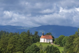 Landscape, Black Forest, Ohmen Chapel, St. Märgen in the Black Forest, Germany, Europe