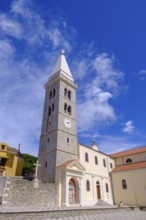 Parish church, Mali Losinj, island of Losinj, Kvarner Gulf Bay, Croatia, Europe