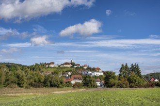 The town of Aach im Hegau, district of Constance, Baden-Württemberg, Germany, Europe