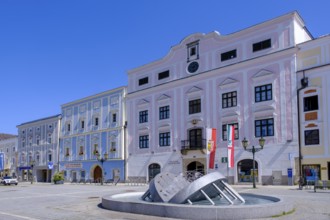 Museum Lauriacum on the main square, Enns, Mühlviertel region, Upper Austria, Austria, Europe