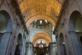 Church and Monastery of Sao Vicente de Fora, Ceiling and cupola, Lisbon, Portugal, Europe