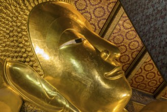 Wat Pho, temple of the reclining Buddha. Sightseeing attraction, architecturally significant temple