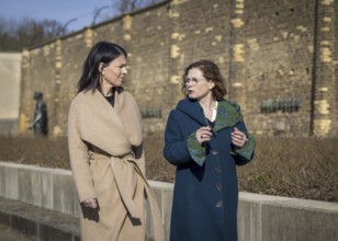 Annalena Bärbock (Alliance 90/The Greens), Federal Foreign Minister, visits the Ravensbrück