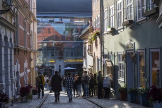 The Krämerbrücke is the oldest secular building in Erfurt and is one of the city's most famous