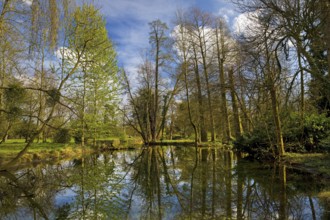 Paffendorf Castle, Castle Park, Route of Garden Art between the Rhine and Meuse with forest nature