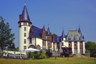 Europe, Germany, Mecklenburg-Western Pomerania, Klink Castle on the Müritz near Waren, castle