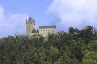 Nassau Castle built in 1093, Nassau, Rhineland-Palatinate, Germany, Europe