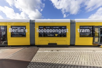 Berlin's longest tram. Alstom Flexity Tram for the Berliner Verkehrsbetriebe (BVG) . InnoTrans 2024