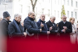 Bogdan Borusewicz (co-founder of Solidarnosc), Kai Wegner (Governing Mayor of Berlin), Frank-Walter