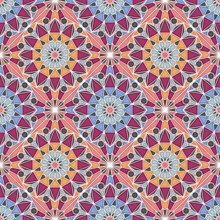 Islamic geometric seamless vector pattern