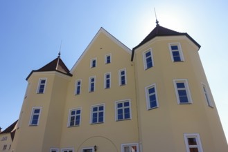 Mayor's Office Langenenslingen, former castle, today town hall, architecture, historical buildings,