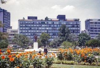 Statue of Venustiano Carranza (1859 1920) in the park on the Paseo de la Reforma, Ciudad de México,