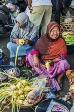 Traditional authentic food market, vendor, woman, fruit, vegetable, fresh, food, nutrition, sale,