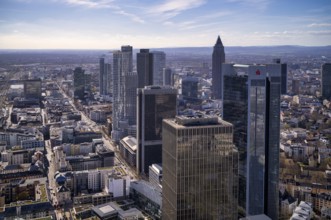 Sparkassen-Tower, Messeturm, financial district, banking district, Frankfurt am Main, Hesse,