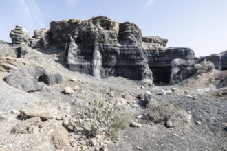 Stratified City, Antigua rofera de Teseguite, Lanzarote, Canary Islands, Spain, Europe