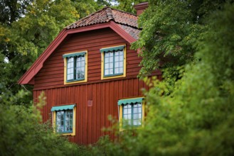 Swedish holiday home, Nordic red, house, living, farmhouse, farmhouse, rural, holiday, cottage,