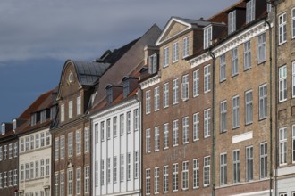 Historic houses on Nybrogade and Gammle Strand, Copenhagen, Denmark, Europe