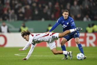 Duel, action Arthur Chaves TSG 1899 Hoffenheim (35) against Rafael Lubach 1. FC Nürnberg FCN (18)