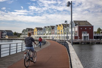 Small town of Houten near Utrecht, bicycles have priority in the town of 50, 000 inhabitants,