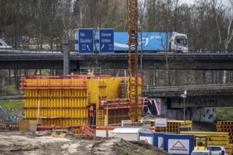 Duisburg-Kaiserberg motorway junction, complete reconstruction and new construction of the A3 and