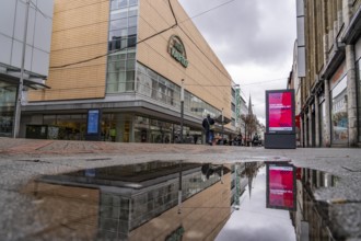 Galeria Kaufhof department stores' in the city centre of Gelsenkirchen, on Bahnhofstraße, is