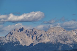 Alps, mountain panorama, rose garden group above the Etschtal valley, South Tyrol, Italy, Europe