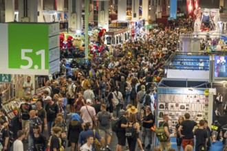 Gamescom, the world's largest trade fair for video and computer games, in Cologne, Germany, Europe