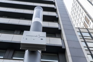 Smart Poles, intelligent street lamps, test run, EON and the city of Essen are testing street lamps