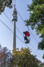 Westfalenpark, with 70 hectares, one of the largest inner-city parks in Europe, chairlift,