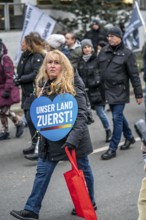 Demo by the group North Rhine-Westphalia Erwacht, a mixture of anti-vaccination activists, lateral