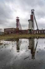 Shaft of the former Schlägel & Eisen coal mine, Shaft 3/4/7, Herten, North Rhine-Westphalia,