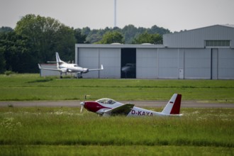 Mülheim-Essen airfield, commercial airfield in the south of Essen and in the east of Mülheim an der